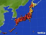 アメダス実況(気温)(2023年08月12日)