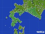 道南のアメダス実況(風向・風速)(2023年08月13日)