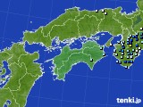 四国地方のアメダス実況(降水量)(2023年08月14日)
