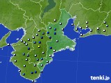 三重県のアメダス実況(降水量)(2023年08月14日)