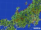 北陸地方のアメダス実況(日照時間)(2023年08月14日)