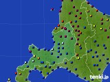 道央のアメダス実況(日照時間)(2023年08月14日)