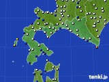 道南のアメダス実況(風向・風速)(2023年08月14日)