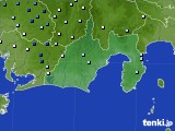 静岡県のアメダス実況(降水量)(2023年08月15日)