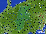 長野県のアメダス実況(日照時間)(2023年08月15日)