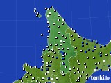 道北のアメダス実況(風向・風速)(2023年08月15日)