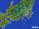 関東・甲信地方のアメダス実況(日照時間)(2023年08月16日)