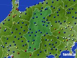 長野県のアメダス実況(日照時間)(2023年08月16日)
