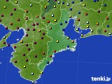 三重県のアメダス実況(日照時間)(2023年08月16日)