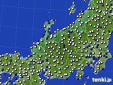 2023年08月16日の北陸地方のアメダス(風向・風速)