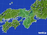 2023年08月17日の近畿地方のアメダス(降水量)