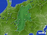長野県のアメダス実況(降水量)(2023年08月17日)