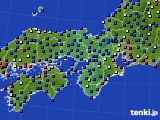 近畿地方のアメダス実況(日照時間)(2023年08月17日)