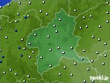 群馬県のアメダス実況(風向・風速)(2023年08月17日)