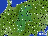 長野県のアメダス実況(風向・風速)(2023年08月17日)