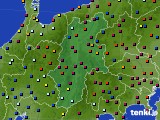 長野県のアメダス実況(日照時間)(2023年08月18日)