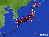 アメダス実況(日照時間)(2023年08月19日)
