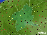 群馬県のアメダス実況(気温)(2023年08月19日)