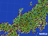 北陸地方のアメダス実況(日照時間)(2023年08月20日)