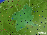 2023年08月22日の群馬県のアメダス(日照時間)
