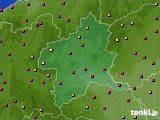 群馬県のアメダス実況(気温)(2023年08月22日)