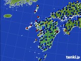 九州地方のアメダス実況(日照時間)(2023年08月23日)