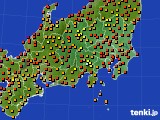 関東・甲信地方のアメダス実況(気温)(2023年08月23日)