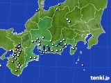 東海地方のアメダス実況(降水量)(2023年08月24日)