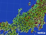 北陸地方のアメダス実況(日照時間)(2023年08月24日)
