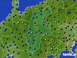 長野県のアメダス実況(日照時間)(2023年08月24日)