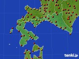 道南のアメダス実況(気温)(2023年08月24日)