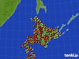 2023年08月25日の北海道地方のアメダス(気温)