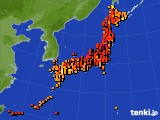 アメダス実況(気温)(2023年08月25日)