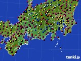 2023年08月26日の東海地方のアメダス(日照時間)