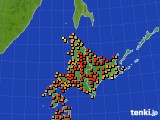 北海道地方のアメダス実況(気温)(2023年08月26日)