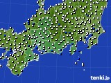 2023年08月26日の東海地方のアメダス(風向・風速)