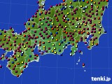 2023年08月28日の東海地方のアメダス(日照時間)