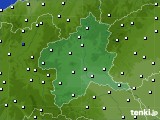 2023年08月28日の群馬県のアメダス(風向・風速)