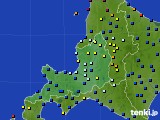 2023年08月29日の道央のアメダス(日照時間)
