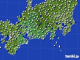 2023年08月29日の東海地方のアメダス(風向・風速)