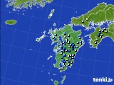 九州地方のアメダス実況(降水量)(2023年08月30日)