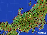 北陸地方のアメダス実況(気温)(2023年08月30日)