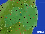 福島県のアメダス実況(気温)(2023年08月30日)