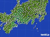 2023年08月30日の東海地方のアメダス(風向・風速)