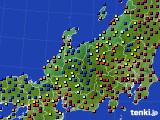 北陸地方のアメダス実況(日照時間)(2023年08月31日)