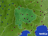 山梨県のアメダス実況(日照時間)(2023年08月31日)