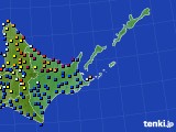 道東のアメダス実況(日照時間)(2023年08月31日)