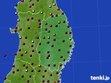 岩手県のアメダス実況(日照時間)(2023年08月31日)
