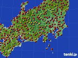 関東・甲信地方のアメダス実況(気温)(2023年08月31日)