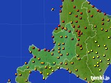 道央のアメダス実況(気温)(2023年08月31日)